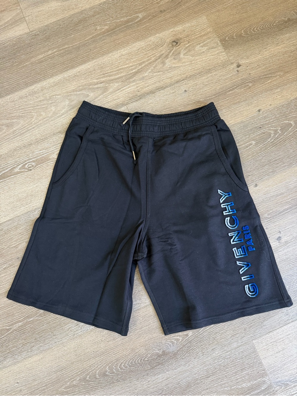 Givenchy Black Men's Logo-Trim Athletic Shorts